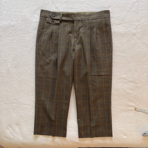 Tevrow + Chase Cropped Wool Pant - Picture 1 of 8
